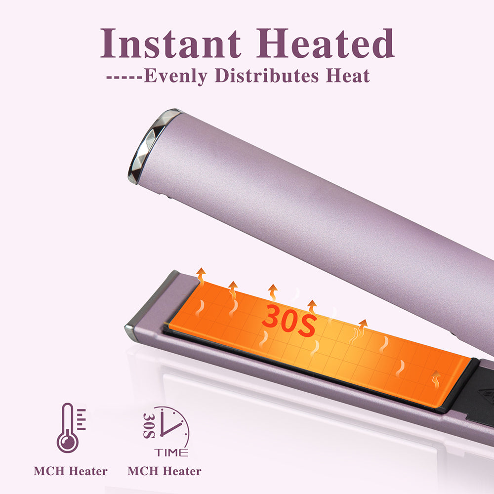 2-in-1 Professional Flat Iron with LCD Display