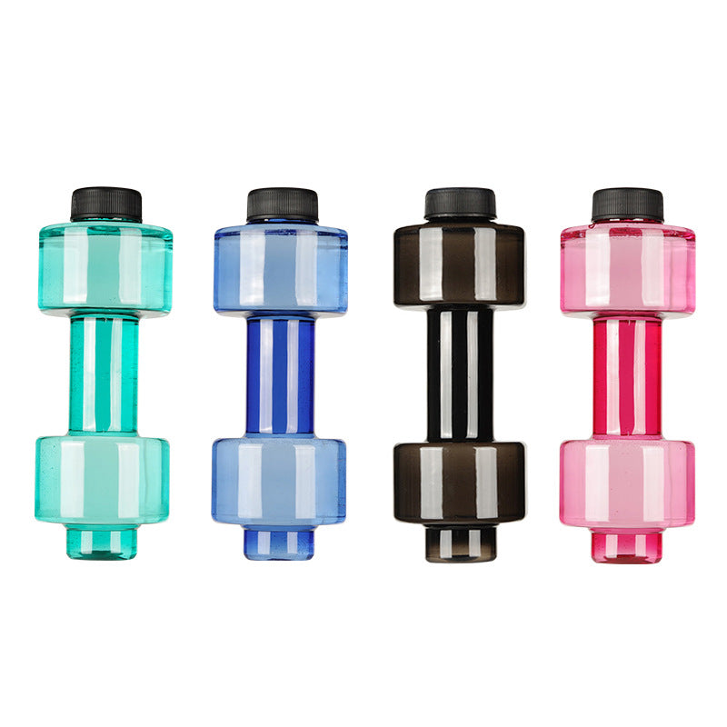 Outdoor Fitness Dumbbell Water Bottle for Summer Use