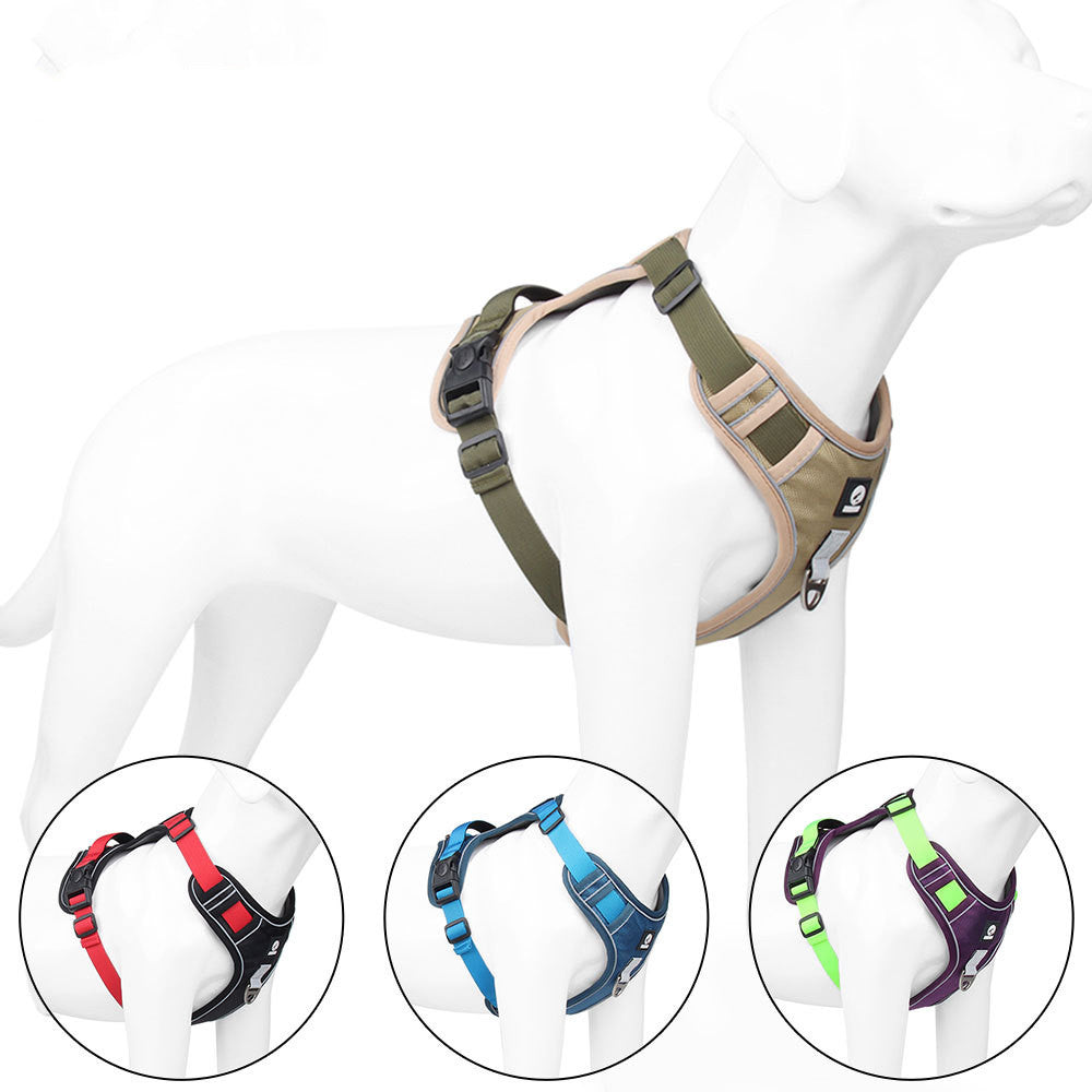 Reflective Explosion-Proof Chest Strap for Large Dogs