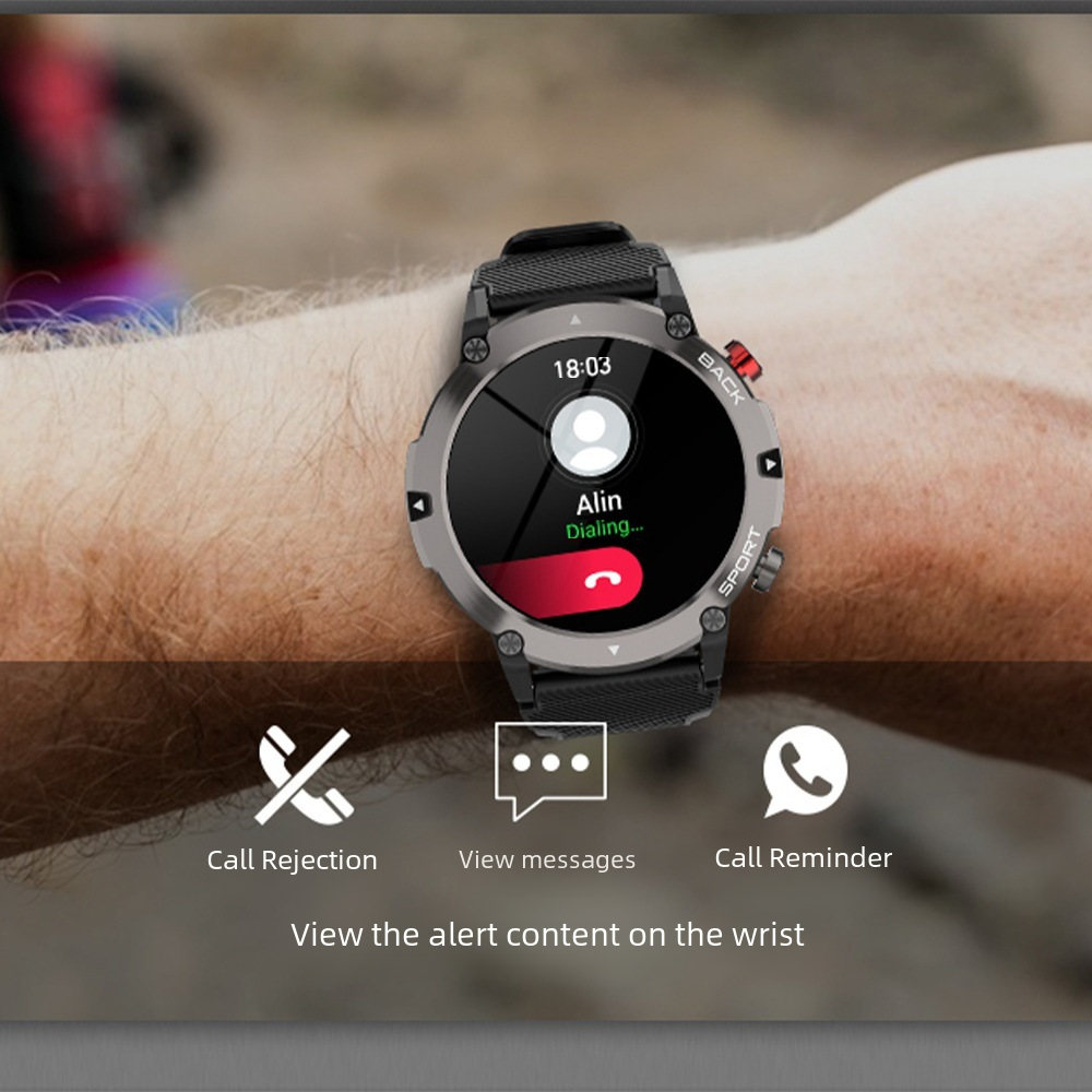 C21 Smartwatch with Bluetooth, Waterproof, Heart Rate Monitor