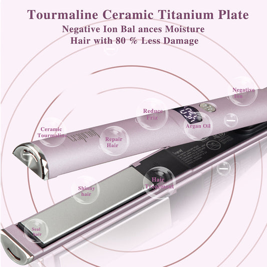 2-in-1 Professional Flat Iron with LCD Display