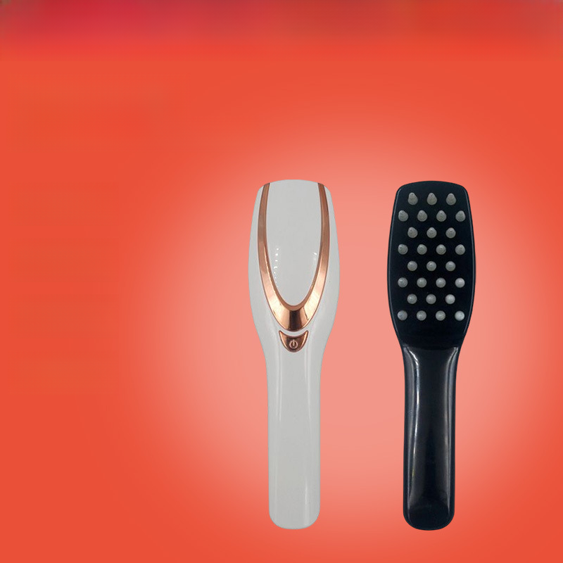 Electric Scalp Massager Comb with Red Light Therapy