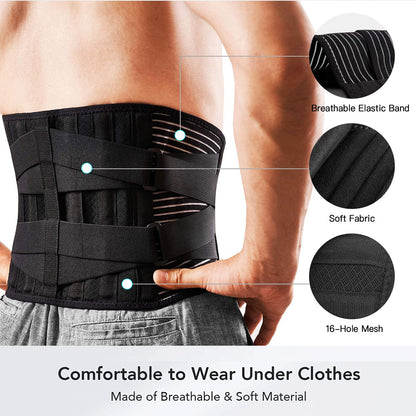 Lumbar Support Belt for Pain Relief and Sciatica