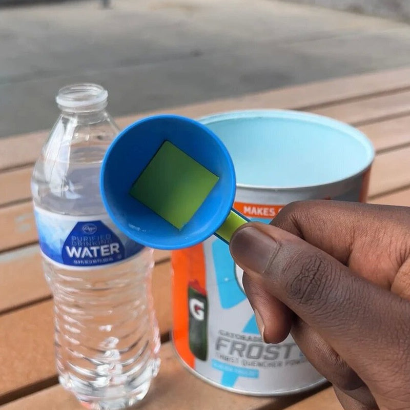 Creative Protein Powder Sliding Spoon with Leak-proof Design
