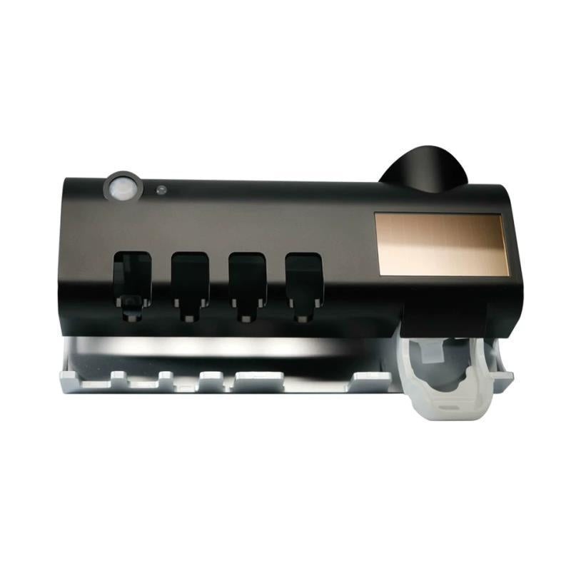 UV Toothbrush Sanitizer with Wall-Mounted Storage Box