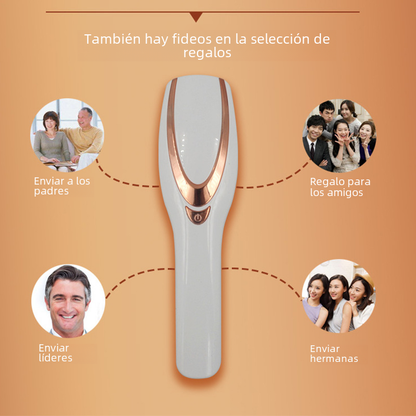 Electric Scalp Massager Comb with Red Light Therapy