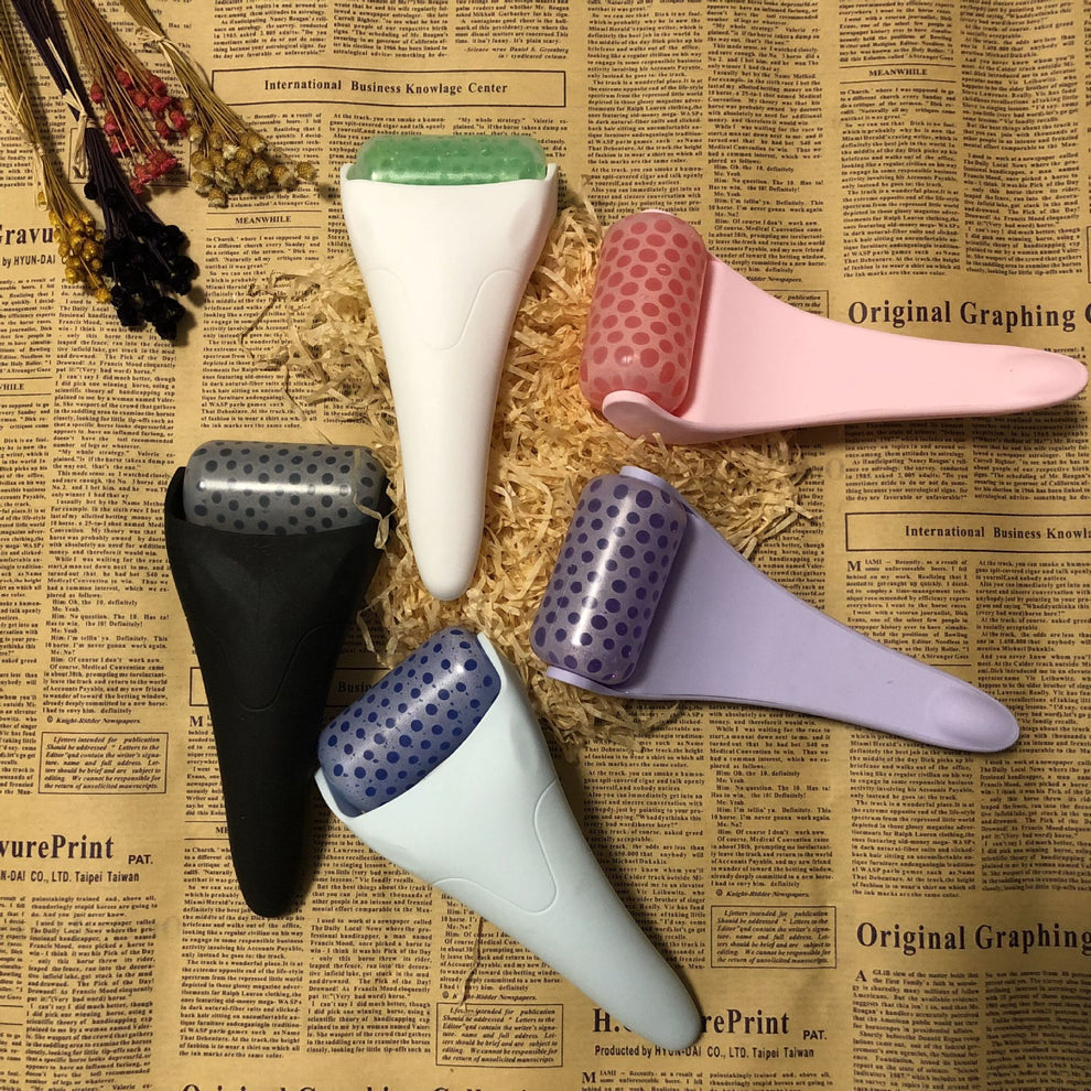 Beauty Ice Roller Face Massage Tool With Cold Balls – Glowique