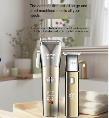 KEMEI Professional LCD Hair Clipper Set for Styling
