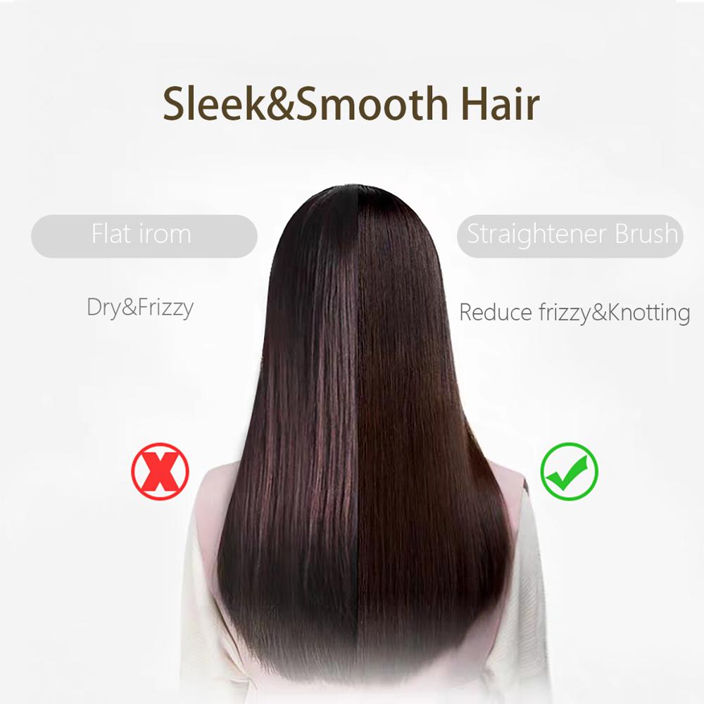 Ionic Straightening Comb and Curling Iron Combo