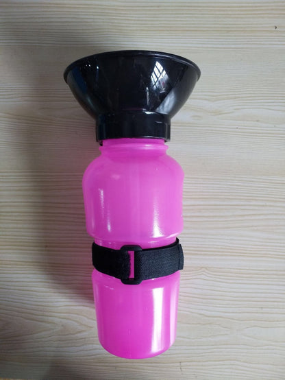 Portable Pet Dog Water Bottle with Squeeze Dispenser