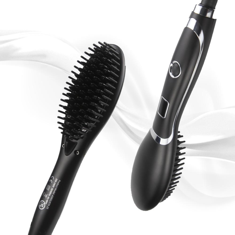 Ionic Straightening Comb and Curling Iron Combo