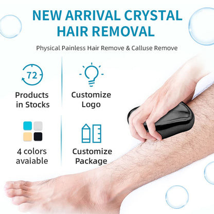 Crystal Hair Remover - Painless Reusable Body Epilator