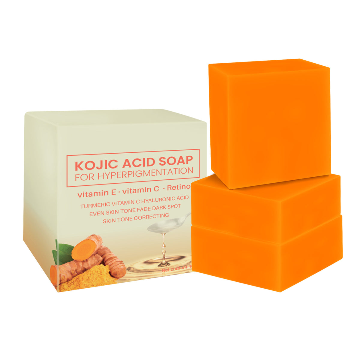 Turmeric Soap Handmade Cleansing Bar with Essential Oils