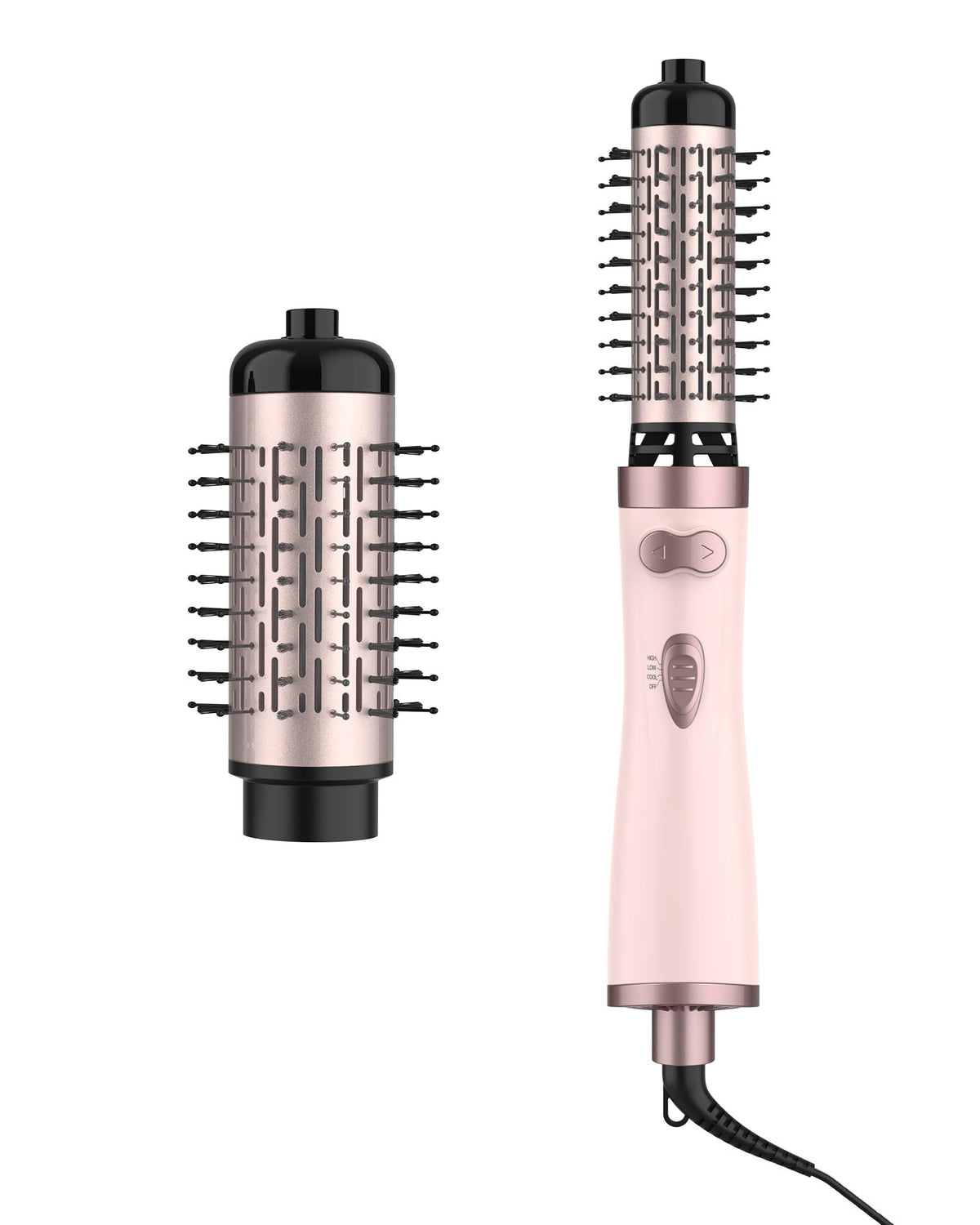 ANWA Rotating Hair Dryer Brush 4-in-1 Hot Air Styler and Rotating Brus ...