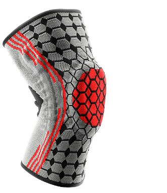 Sports Silicone Spring Joint Knee Support HX09