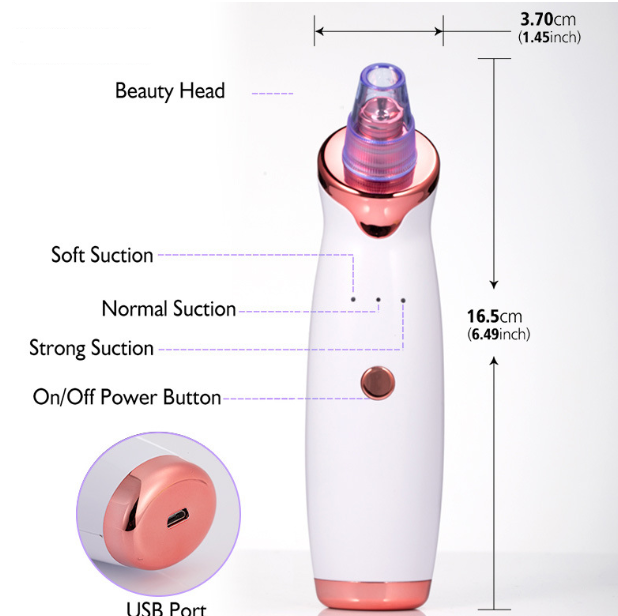 Electric Blackhead Remover Facial Cleansing Device