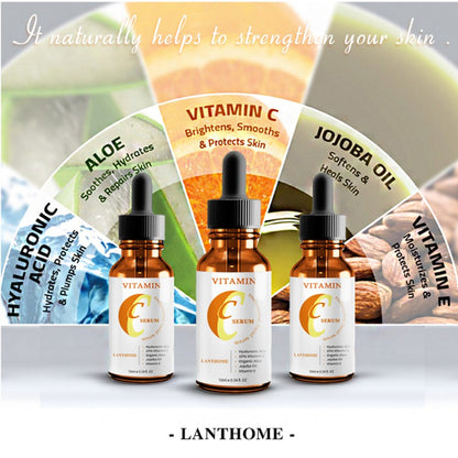 Hyaluronic Acid Vitamin C Serum for Hydration & Brightening