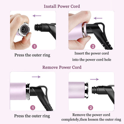 2-in-1 Professional Flat Iron with LCD Display