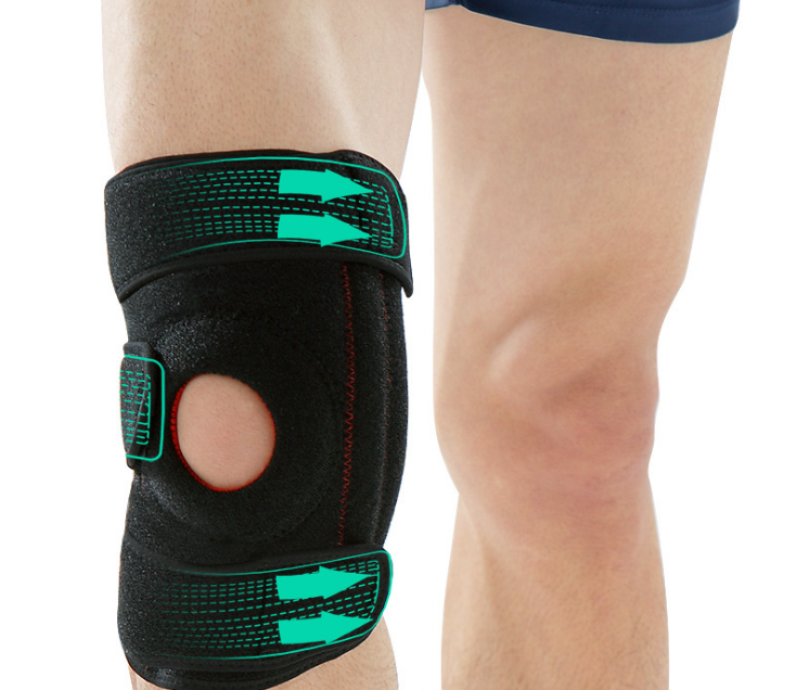 Outdoor Sports Anti-Slip Knee Pads with Breathable Support