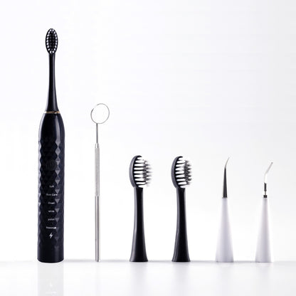 Electric Sonic Toothbrush Set with Multiple Brush Heads